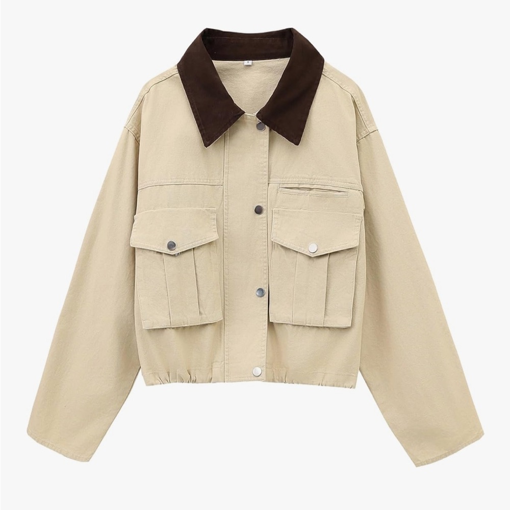 Cropped Utility Jacket